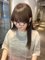 セブンベルベット(7 Velvet)&nbsp;秋の透明感ツヤ髪質改善カラー【ショコラグレージュ】/SHINJYO