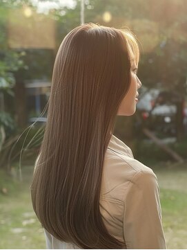 ノアドココ(noix de coco) ハイトーンカラー/ミルクティーベージュ/ロングヘア