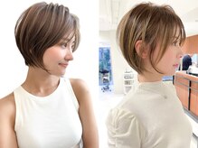 顔まわりのデザインで印象が変わる。あなただけの小顔ショート