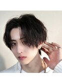 MEN’S HAIR/サーフカール/刈り上げセンターパート/新越谷