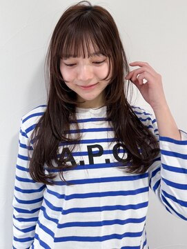 クラン(Chlan) ぱっつん前髪フェイスレイヤー