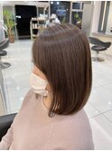 自然にうちに収まる大人ボブ
