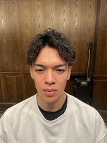 ザバーバー 青山(THE BARBER) 七三スパイラルツーブロックスタイル