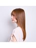 【上質ストレート】カット＋縮毛矯正（全体）　￥20,900～
