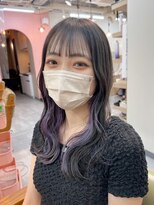 hyon myon/RISEbyREVO 綾瀬店【ヒョンミョン】&nbsp;ハッシュカット/デザインカラー/グレージュ[綾瀬駅/韓国ヘア]