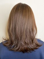トップヘアーラウンジ 知立(TOP HAIR Lounge)&nbsp;知立外ハネくびれミディアムアッシュベージュ髪質改善20代30代