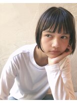 ベル 銀座並木通り店(Belle) 美容専門誌の選ぶショートヘアNo1 ★リップラインミニボブ 銀座