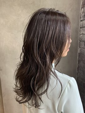 シックス ヘア ワーク ショップ(No.06 Hair Work Shop) ミディアムレイヤー×ｐｉｎｋラベンダーグレージュ
