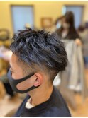 メンズおすすめショート/メンズツーブロショートパーマ