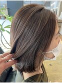 白髪ぼかしハイライト
