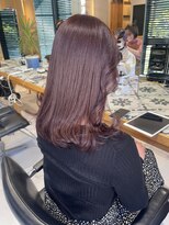 ヘアサロン ガリカ 表参道(hair salon Gallica)&nbsp;大人ゆるふわラベンダーココアブリーチなしダブルカラー