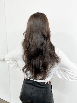 イオエ(ioe) 前髪/アンブレラカラー/こなれミディ/イメチェン/ウェーブパーマ