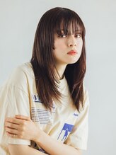 クム 東川口(kum)&nbsp;たっぷりレイヤーのショコラブラウンセミロング