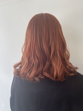 オーガスト ヘア ネイル(AUGUST hair nail) オレンジ／ブリーチ1回～／横浜／ハイトーン