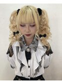ハート×編み込みツインテール