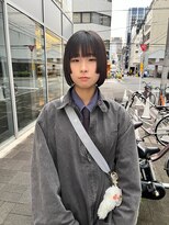 カフ(CAF)&nbsp;CAF FUKO パーマ戻し/似合わせ/ステップカットボブ/大阪/心斎橋