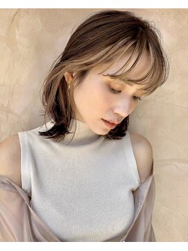 ググシーカ(GuGu SiiKA) ベージュフェイスフレーミング