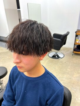 ラッドバイプティパ(rad...by petit-pas) ソフトツイストスパイラルパーマ/短髪/フェード/水戸