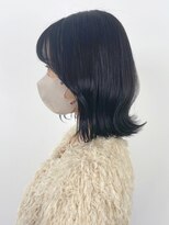 アイティーバイアルバム 八王子店(IT by ALBUM) くびレイヤーアッシュブラックグレージュカラー_ba480211