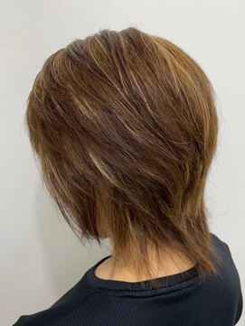 インパークス 江古田店(hair stage INPARKS) ウルフスタイル/メッシュ/ベージュカラー/イルミナカラー