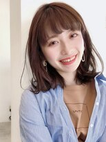 say.韓国　ミディアム　切りっぱなしボブ　レイヤーカット　原宿
