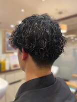 スカイ 亀戸店 (sky)&nbsp;ハイライト/マッシュパーマ/アッシュブラック<理容室>[亀戸]