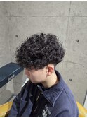 波巻きプードルパーマ
