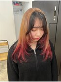 ダブルカラー/ブリーチ/レイヤーカット/派手[札幌美容室LINDA]