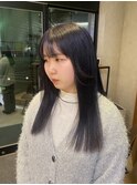 透明感カラーラベンダーブルー