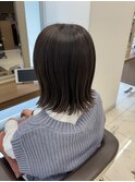 切りっぱなしボブ