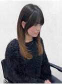 【ナチュラルレイヤーと顔周りカット】