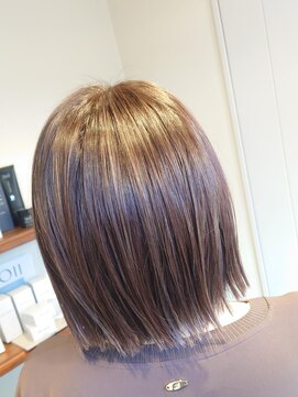 ザザ(ZAZA) 【白髪ぼかし】透明感あるグレージュ