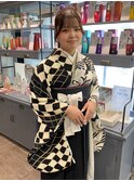 【STYLE藤沢】袴着付け&ポニーテールアレンジ