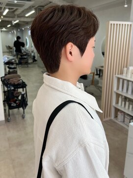 トレヘアー 京都 烏丸(tRe hair) 韓国スタイル / フェザーパーマ / MEN'S HAIR / ダウンパーマ