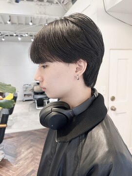 ラレイ ハラジュク(Lalei harajuku) 【白石】シースルーマッシュメンズヘア韓国メンズヘア原宿学割