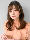 デジタルパーマ前髪20代30代40代◎美髪斜めバング#307f0523
