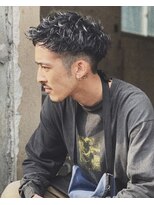Belleメンズ　アパレル系男子に人気！刈り上げにパーマスタイル