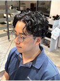 常田風パーマ爽やかクールヘア