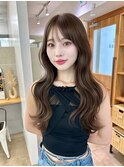韓国風ウェーブロング×似合わせカット×デジタルパーマ[横浜駅]