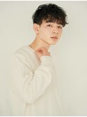 ミディアムヘア/ショコラベージュ/ボブルフ/新宿駅