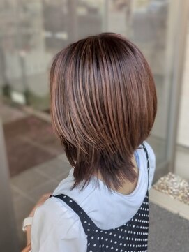 ブルーテーフ(Bleu Terre) ピンク白髪ぼかしHL