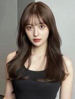 アイリス 天文館店(AIRIS)&nbsp;ショコラブラウン 透明感カラー 韓国風くびれヘア 艶髪 20代