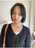 コンパクトで大人っぽ♪タッセルボブ