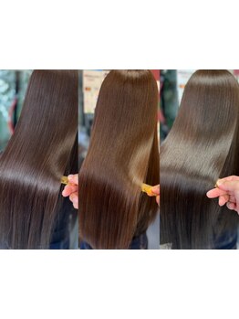 【M3Dトステア縮毛矯正】で天使の輪が光る圧倒的艶髪へ♪髪質改善M3D×ダメージ修復トステアの神コラボ！