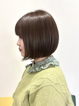 ルアン 上通り(ruen) ミニボブ　前下がりボブ　似合わせカット　熊本ボブ　髪質改善