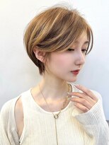 エニ 自由が丘(ENi) ミルクティーブロンド/ワンホンレイヤー/ニュアンスウルフ