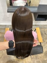 ヘアデザイン コレット ネオ 池袋(Hair Design Collet Neo)&nbsp;髪質改善カラー×レイヤーカット　　【チョコレートブラウン】
