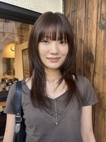 オルネ 代官山(OLUNE)&nbsp;レイヤーカット/ハッシュカット/地毛風ストレート/フルバング