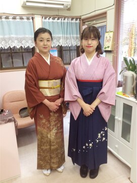 ハッチ美容室 卒業式袴着付け&ヘアーセット 着付け&ヘアセット