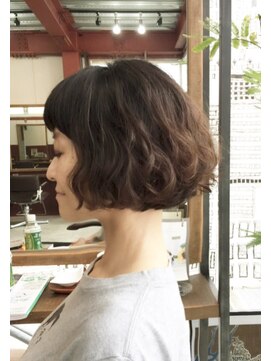 安田成美風 大人可愛いボブウェーブ Ruufus 恵比寿渋谷 L ルーファス 恵比寿 渋谷 Ruufus のヘアカタログ ホットペッパービューティー